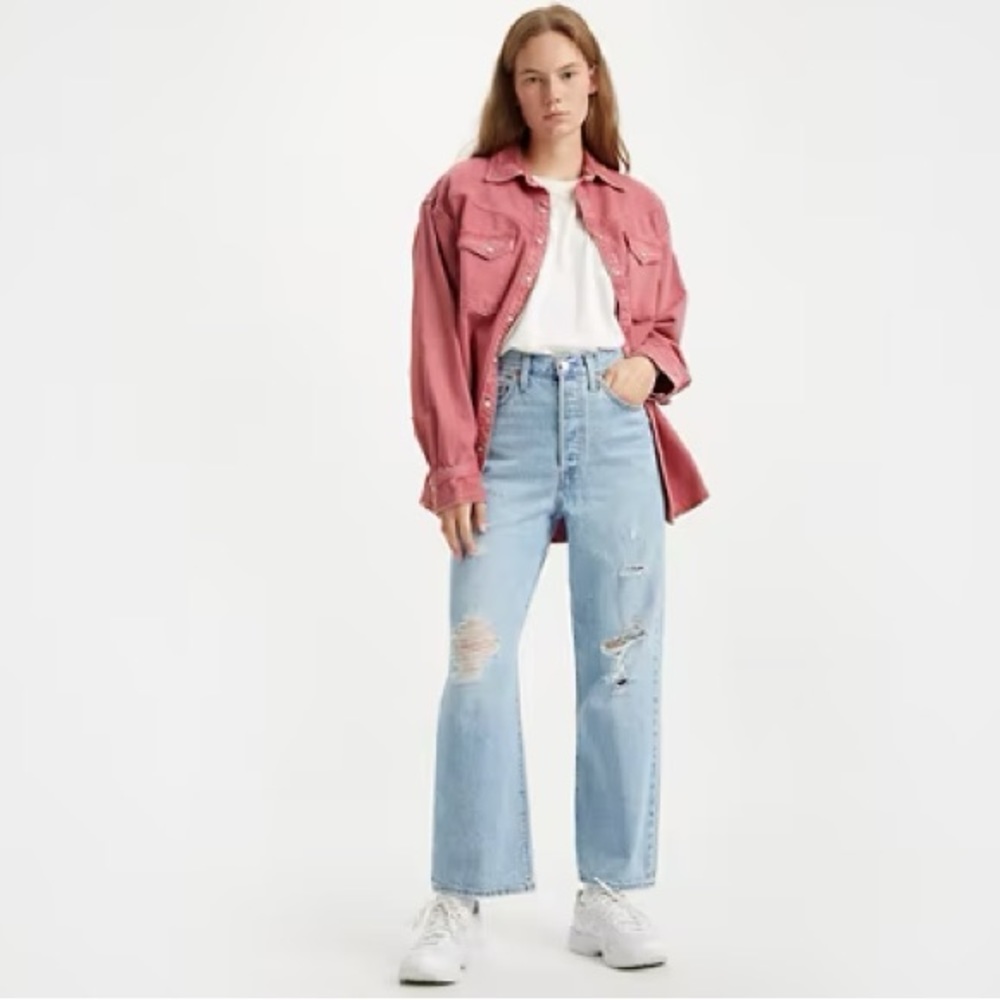 RIBCAGE STRAIGHT ANKLE WOMEN'S JEANS
